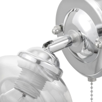 Бра "Берта" 1хЕ27 40Вт хром 21х13х23 см Бра "Берта" 1хЕ27 40Вт хром 21х13х23 см