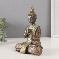 Сувенир полистоун "Будда - Мудра Намаскара" серый 9,5х13,5х19,5 см Сувенир полистоун "Будда - Мудра Намаскара" серый 9,5х13,5х19,5 см