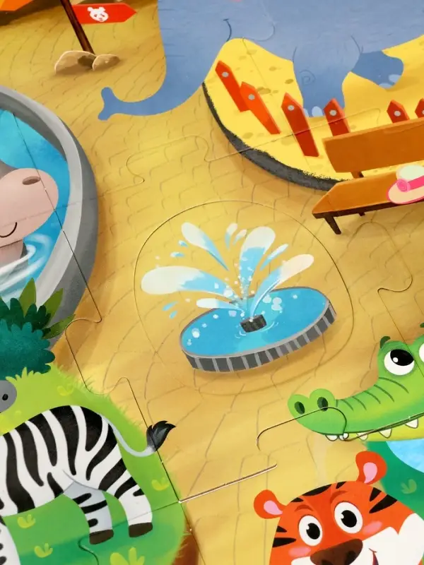 Sorter puzzle 12pcs, 6 shapes