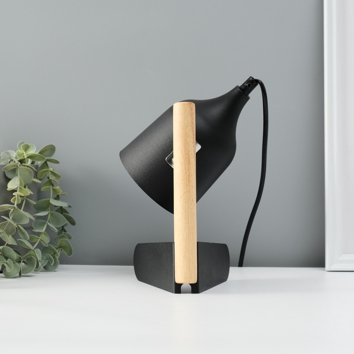 Лампа настольная "Престиж" 1х40Вт Е27 черный 13х12х24см