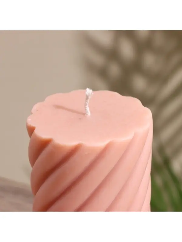 Свеча "Столб" 7,5х7,5х15 см, соевый воск, микс