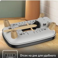 Электрическая блинница Crepier Gourmet PY900D12 с насадками
