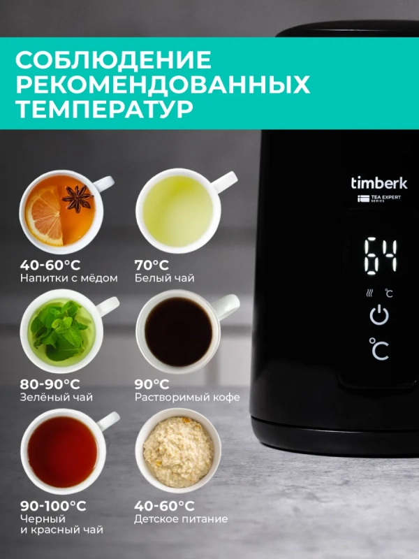 Чайник электрический с двойными стенками 1,5 л