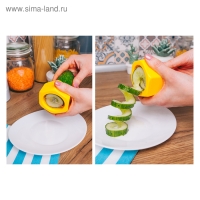 Нож для фигурной резки спиралью Доляна &laquo;Солнце&raquo;, 8 см, цвет МИКС