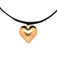 Чокер &laquo;Стиль&raquo; сердце, цвет золото, 30 см