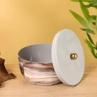 Конфетница с крышкой "Халва" 14х14х9 см