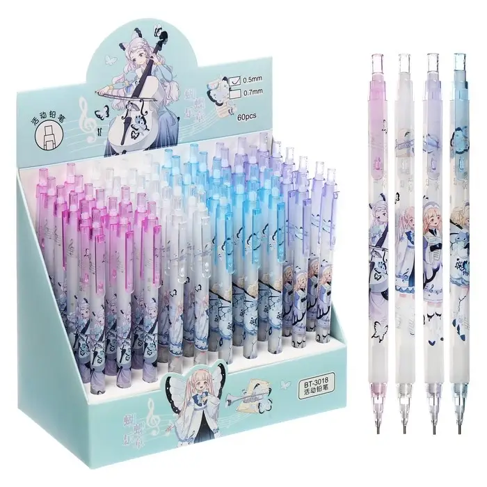 Карандаш механический &laquo;Аниме&raquo;, 0.5 мм, НВ, корпус МИКС