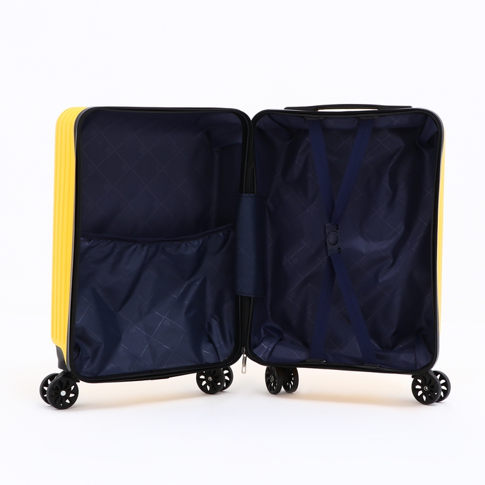 Чемодан детский 30 л (XS) HappyAnt, отдел на молнии, цвет жёлтый