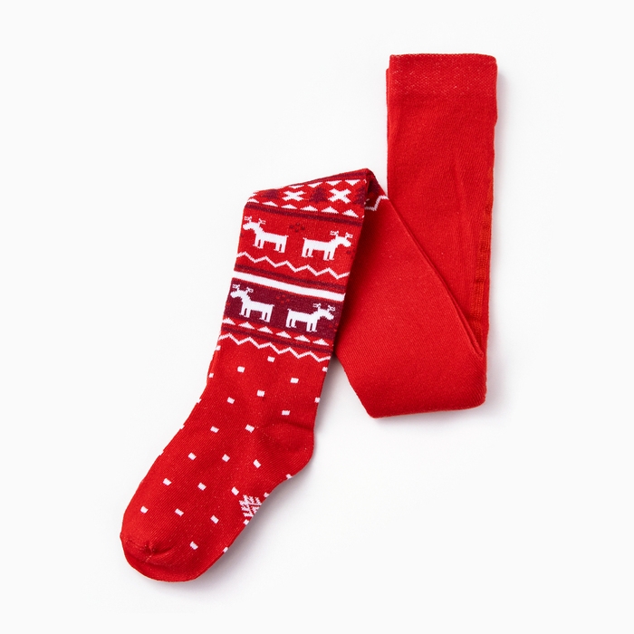 Колготки детские KAFTAN Колготки детские KAFTAN "New Year" 92-98 см, красный