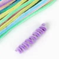 Синельная проволока, набор 100 шт, размер 1 шт 30х0,8 см  7 цветов в наборе