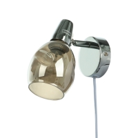 Спот "Аиша" 1хЕ14 40Вт хром 16х9х16 см