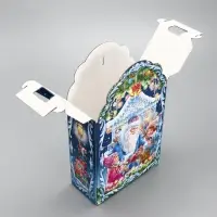 Подарочная коробка новогодняя &laquo;Новогодняя карусель&raquo;, фигурная, 160&times;75&times;260 см