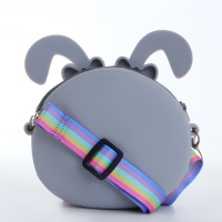 Сумка детская на молнии «Выбражулька», цвет серый Сумка детская на молнии «Выбражулька», цвет серый