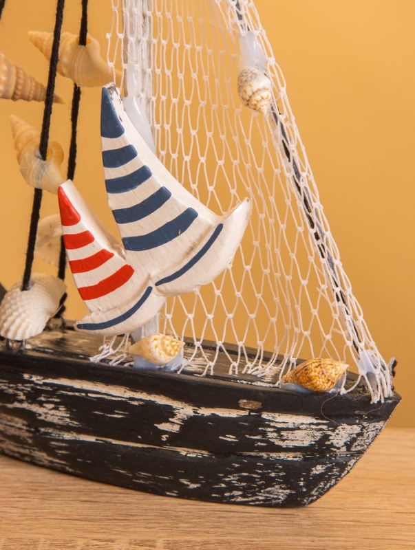 Сувенир "Кораблик с ракушками", 13х3х18 см