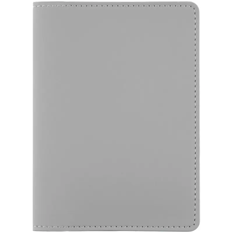 Обложка для паспорта Shall Simple, серый