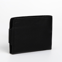 Портмоне мужское на магните, отдел для купюр, для карт, для монет, цвет чёрный Портмоне мужское на магните, отдел для купюр, для карт, для монет, цвет чёрный