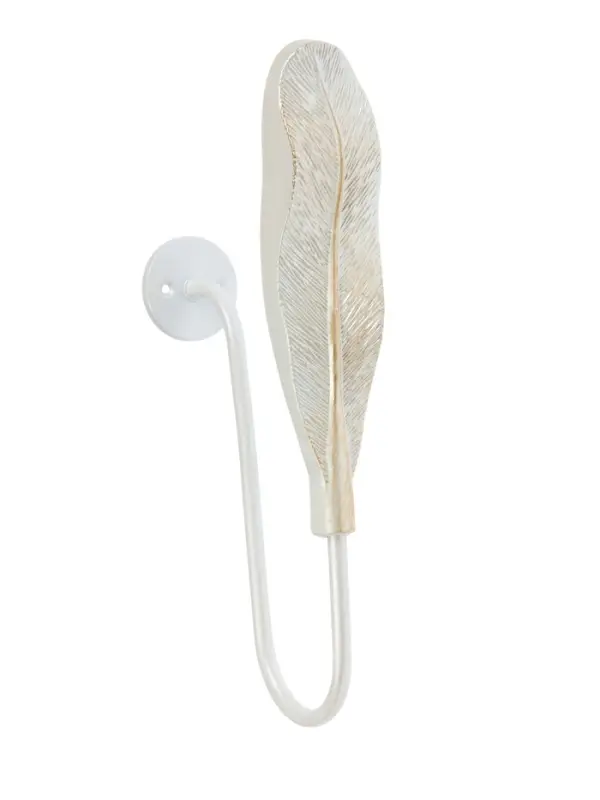 Крючок для штор CAPPIO KS040, цвет белый с золотом, набор 2 шт