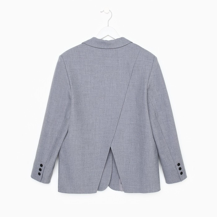 Пиджак женский с разрезом на спине MIST размер L-XL, цвет серый