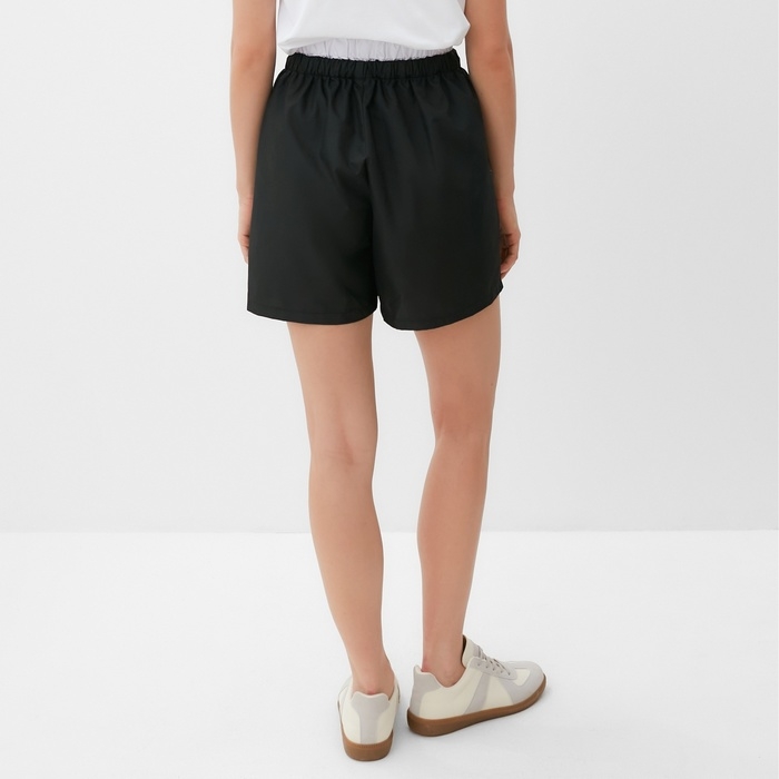 Шорты  женские MINAKU: Basic line цвет черный, р-р 48