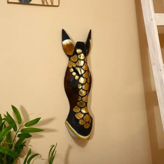 Маска &laquo;Зебра&raquo;, 50 см, дерево албезия