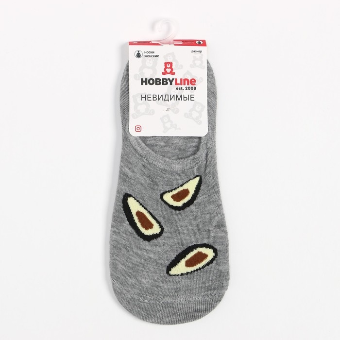 Носки женские, цвет серый, размер 23-25