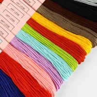 Набор ниток мулине №3, 8 &plusmn; 1 м, 12 шт