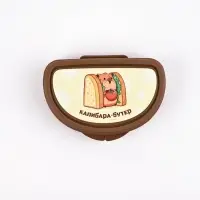 Бутербродница &laquo;Капибара&raquo;, 14&times;10&times;4 см