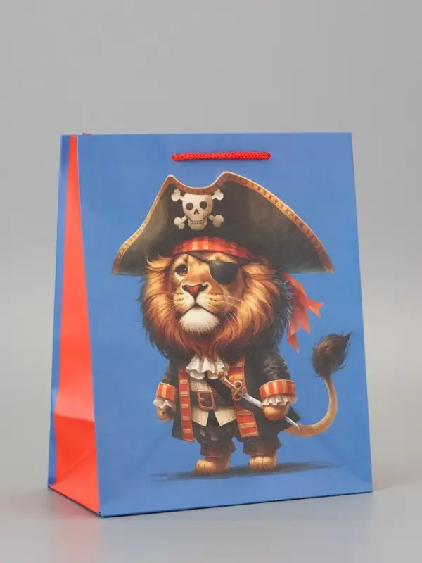 Пакет подарочный ламинированный &laquo;Пират&raquo; 18&times;22.3&times;10 см