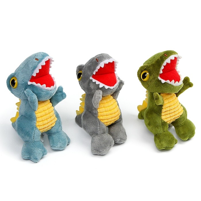 Мягкая игрушка &laquo;Динозавр&raquo; на подвесе, 14 см, цвет МИКС