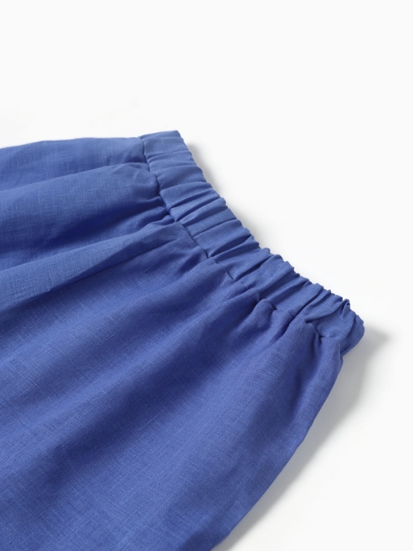 Шорты на резинке женские MINAKU: Safari, цвет синий, р-р 48