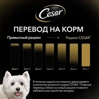 Влажный корм Cesar для собак, жаркое с уткой, пауч, 85 г