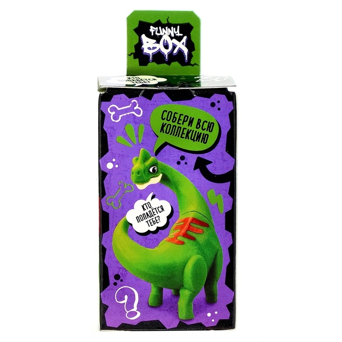 Игрушка - сюрприз Funny Box &laquo;Динозаврики&raquo;: фигурка, наклейки