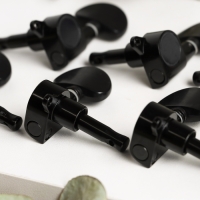 Комплект одиночной колковой механики Music Life, черная, 3+3 Комплект одиночной колковой механики Music Life, черная, 3+3