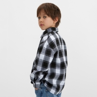 Рубашка для мальчика в клетку KAFTAN, р. 36 (134-140 см) Рубашка для мальчика в клетку KAFTAN, р. 36 (134-140 см)