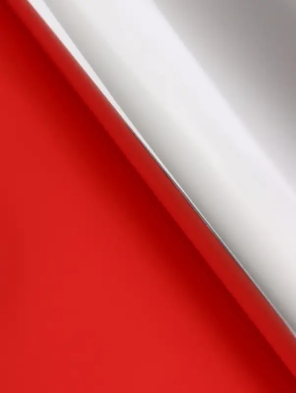 Пленка для цветов, &laquo;Серебряная сторона&raquo;, красный, 57&times;57&plusmn;1 см