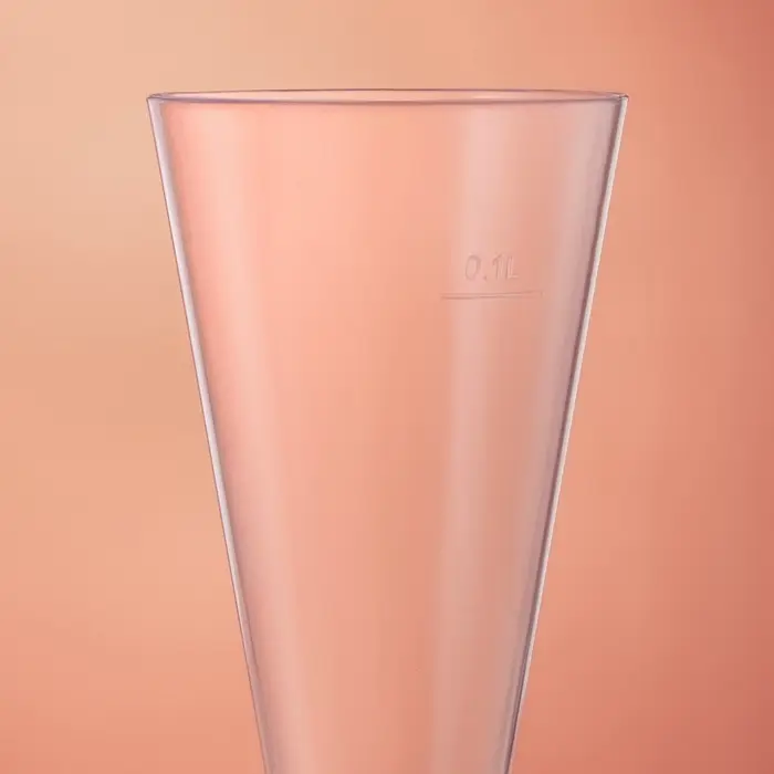 Фужер пластиковый одноразовый для шампанского &laquo;Конус&raquo;, 150 мл, прозрачный