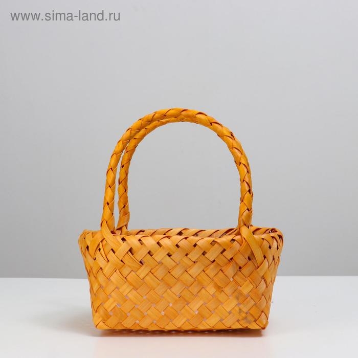 Корзина плетеная (секвойя), 24х14,5х9/25 см, 1 шт., натуральный Корзина плетеная (секвойя), 24х14,5х9/25 см, 1 шт., натуральный