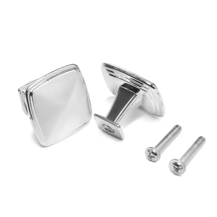 Ручка-кнопка ТУНДРА РК112CP (MK112CP), хром