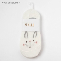Набор женских носков (3 пары) MINAKU &laquo;Зайка&raquo;, размер 36-37 (23 см)