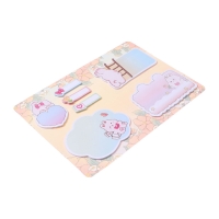 Набор клейкой бумаги для заметок "deVENTE. Rabbit" 115x158 мм, размер заметок: 16x45 мм, 45x60 мм, 55 x 96 мм, 63x96 мм и 72x96 мм, 7x20 листов, офсет 80 г/м&sup2;, печать 4+0, ассорти форм, 7 дизайнов, в картонном блистере и пластиковом пакете