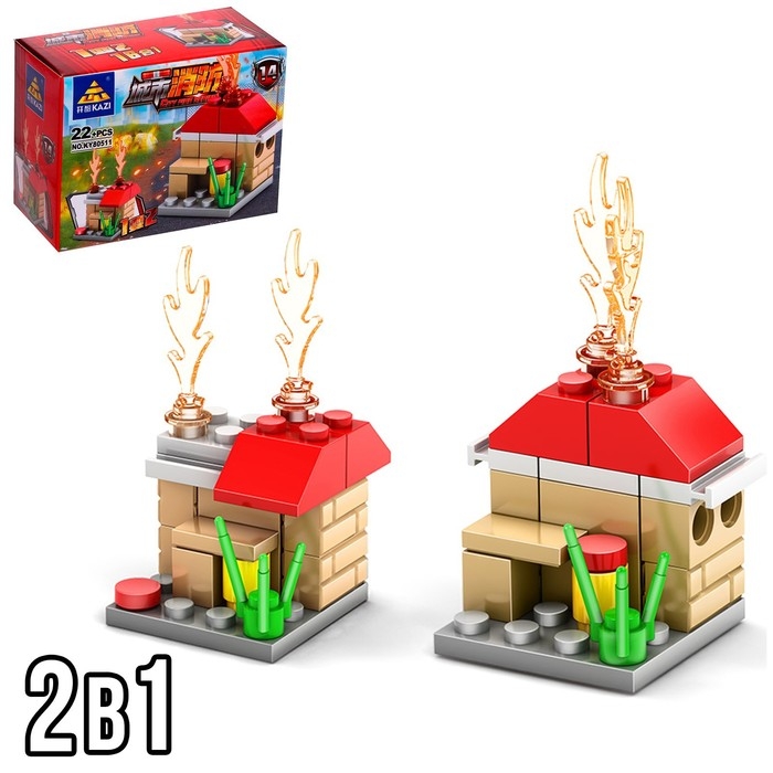 Конструктор пожарные «Техника», 16 видов, МИКС Конструктор пожарные «Техника», 16 видов, МИКС