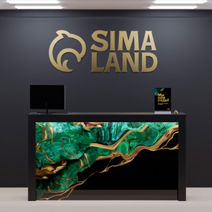 Стол выдачи 1500х800х1000, Чёрный матовый Стол выдачи 1500х800х1000, Чёрный матовый