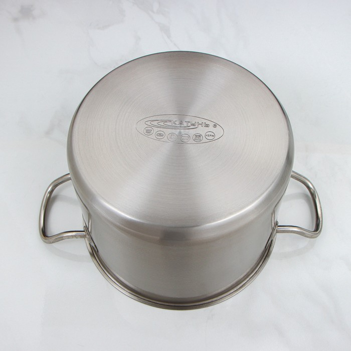 Кастрюля &laquo;Общепит&raquo;, 5 л, d=20 см, h=16 см, капсульное дно, индукция