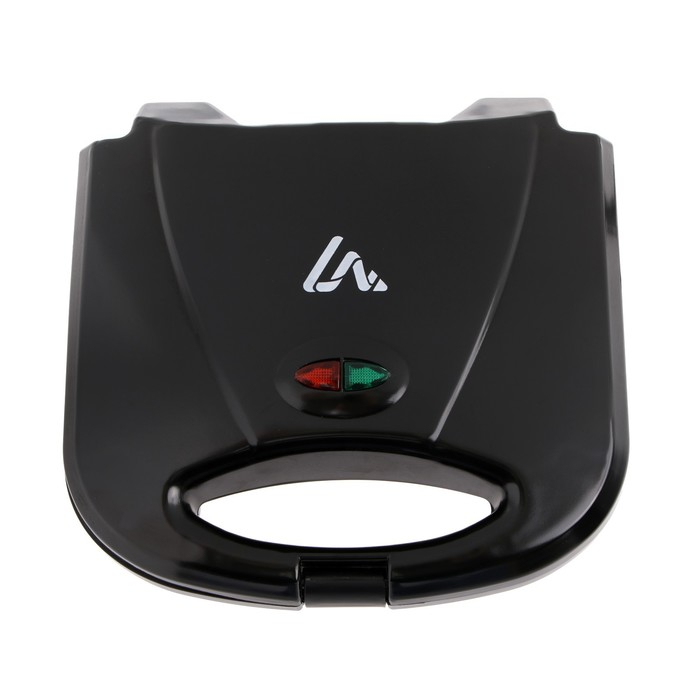 Электровафельница Luazon LT-08, 750 Вт, орешки, антипригарное покрытие, черная Электровафельница Luazon LT-08, 750 Вт, орешки, антипригарное покрытие, черная