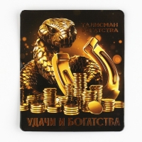 Кошельковый талисман новогодний «Новый год: Удачи и богатства», фигурка, 7 х 10 см, Кошельковый талисман новогодний «Новый год: Удачи и богатства», фигурка, 7 х 10 см,