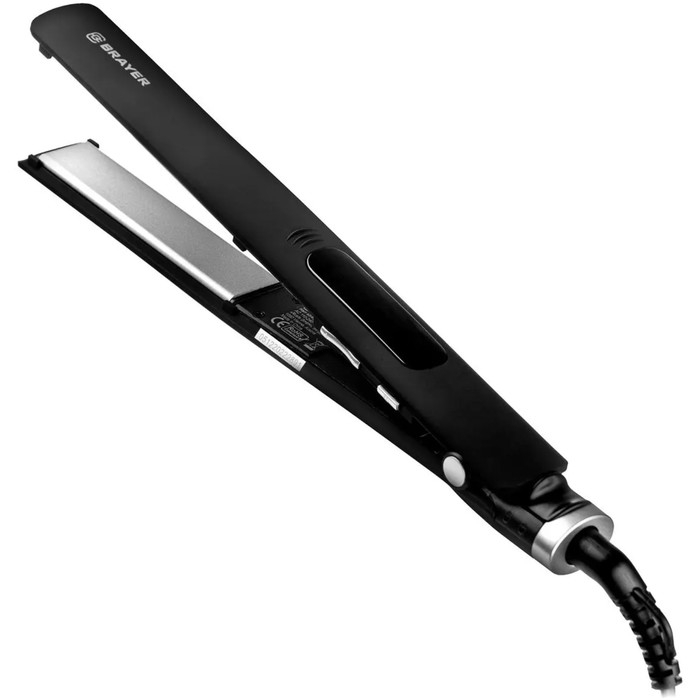 Выпрямитель BRAYER BR3335, 50 Вт, керамическое покрытие, до 230 &deg;C, LED, чёрный