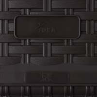 Ящик балконный &laquo;Ротанг&raquo;, 57,5 см, 12 л, цвет коричневый