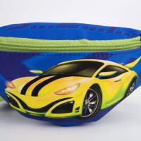Сумка детская поясная для мальчика &laquo;Машина&raquo; 20 см х 10 см х 6 см