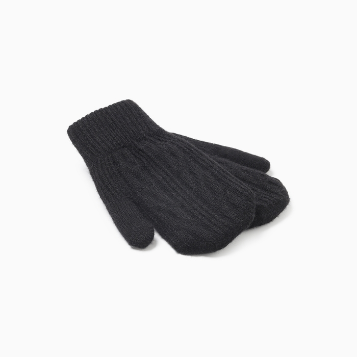 Варежки MINAKU, цвет черный, 21 см Варежки MINAKU, цвет черный, 21 см