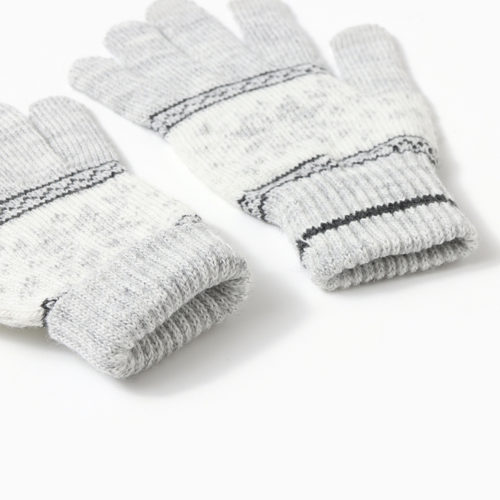 Перчатки сенсорные, цвет серый, р-р 18 Перчатки сенсорные, цвет серый, р-р 18